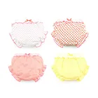 Детское нижнее белье, хлопковые трусы для малышей, милое летнее нижнее белье, детские трусы-брифы для 0-2 лет