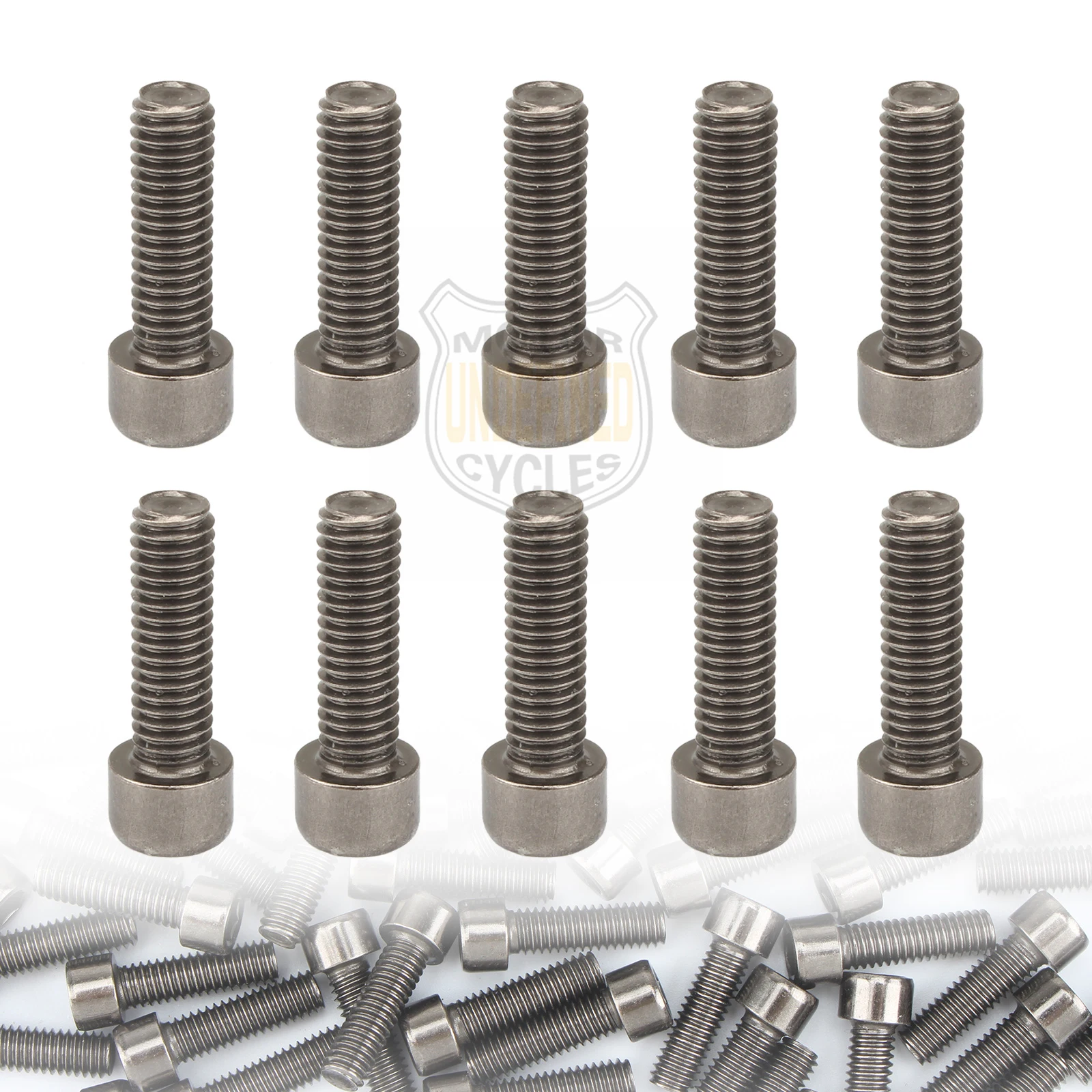 10 шт. болты для мотоцикла винты с титановой шестигранной головкой M6 × 19 мм|Гайки и