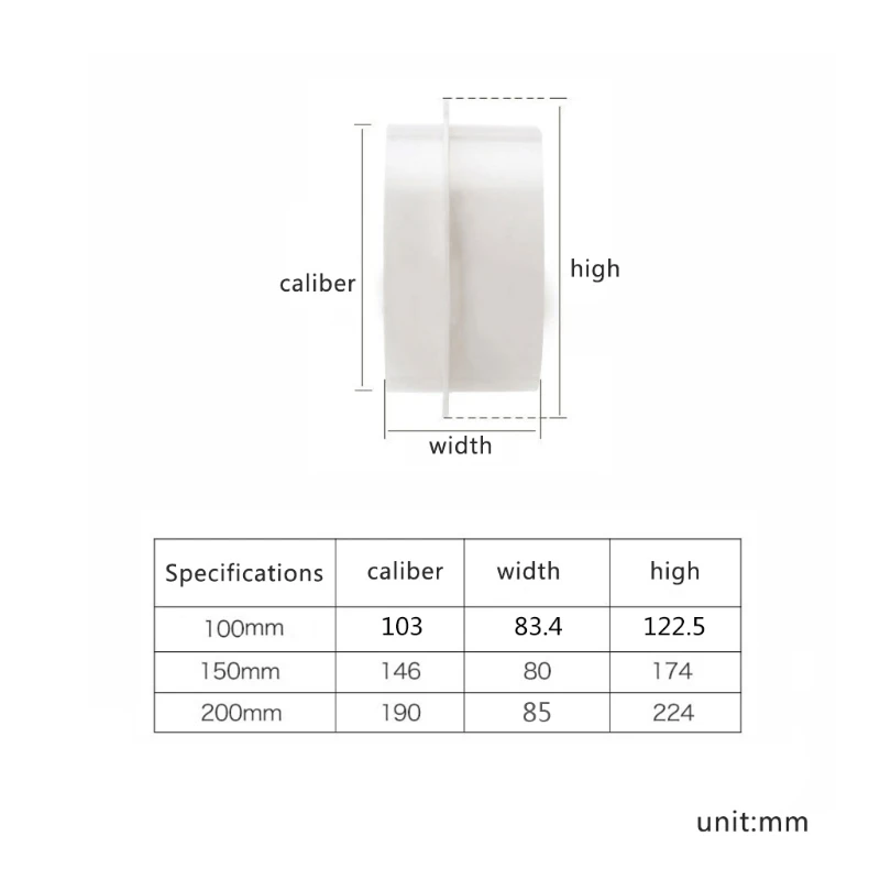 Блокировщик труб задний демпфер вентиляционный воздуховод встроенный