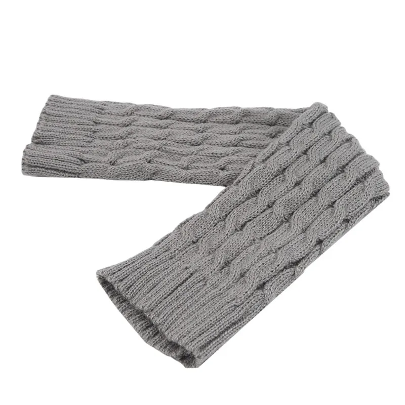 

High Socks Women Pure Colour Boot Cuffs Warmer Wool Knit Leg Stocks Winter Cotton Long Socks Over Knee Leg Warmer Girls