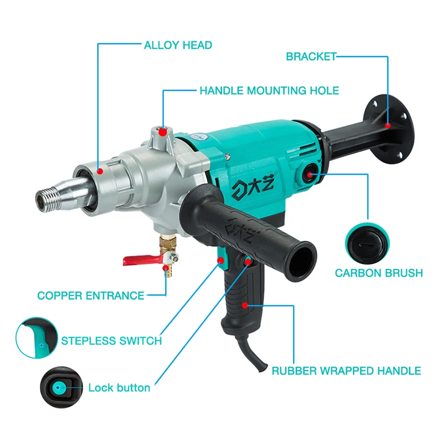 

Industrial-grade water drilling rig, high-power diamond drilling rig, air conditioning drilling rig, dual-purpose clutch