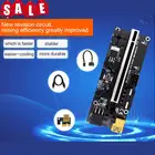 Райзер Ver009 Usb 3,0 Pci-E, Ver 009S Express 1X 4X 8X 16X, карта адаптера Sata, кабель питания 15-6 контактов