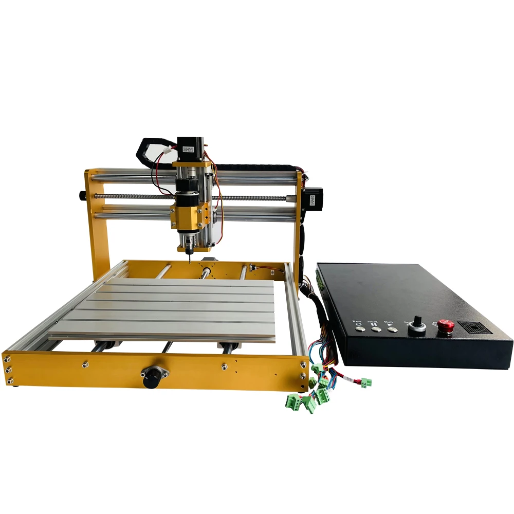 

GRBL CNC Router Engraver 3040 5.5W 15W Laser 300W 500W Spindle 2 in 1 PCB Milling Cutting Machine with Limit Switch Control Box