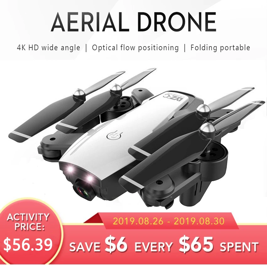 Радиоуправляемый Дрон 2 4G wifi FPV с широкоугольной двойной HD 4K камерой вертолет 20