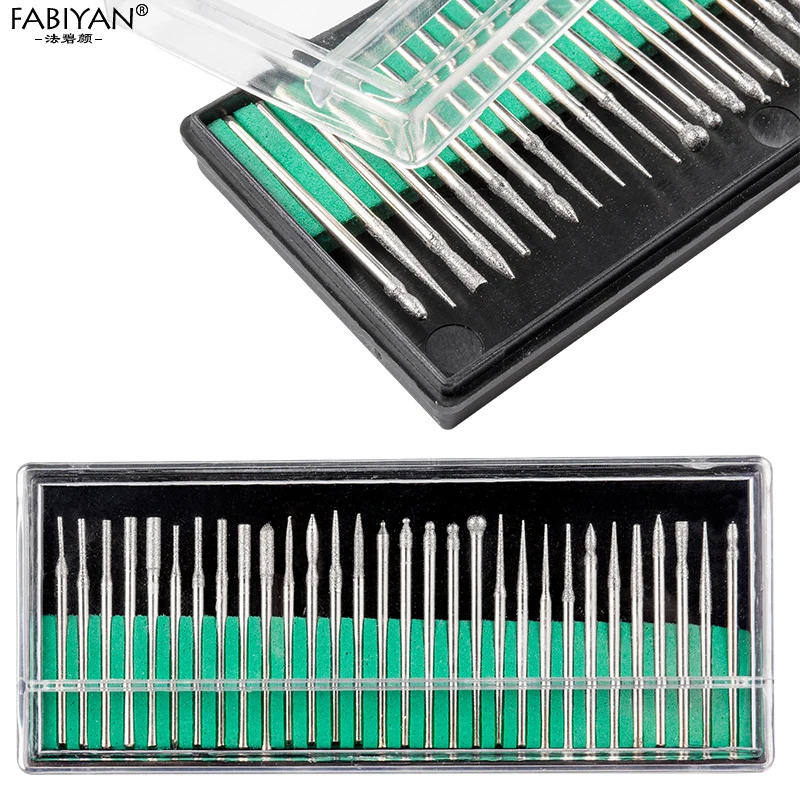 30 шт./компл. электрическая Полировочная пилка для ногтей из нержавеющей стали