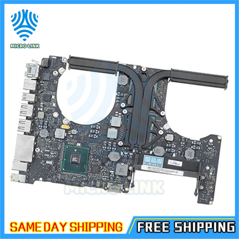 Сломанная материнская плата A1286 для Macbook Pro 1" 2010, материнская плата для ноутбука i7 2,66 ГГц 820-2850-A 2011 2,0 ГГц 820-2915-B 2012 2,3 ГГц