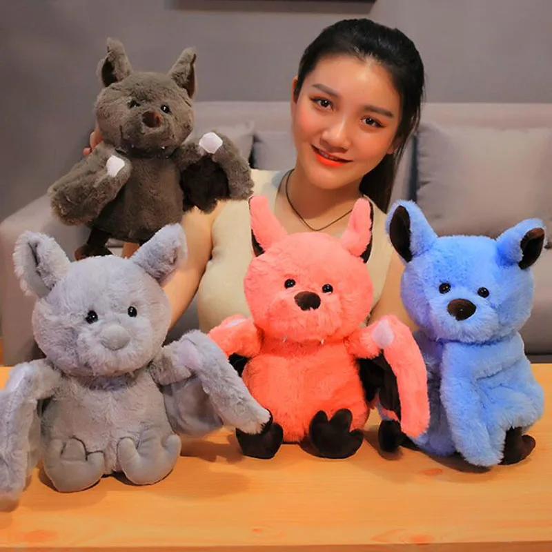 

Creative Cartoon Bat Plush Toy Dark Elf Cute Bat Baby Soft Personality With Sleep Storytelling Plush Toy Gift For Children 2022