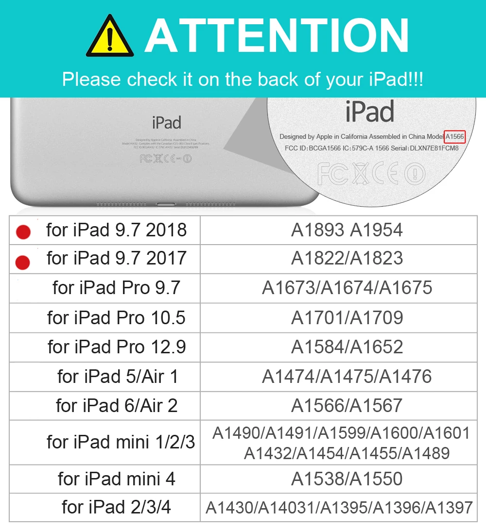 Для iPad Air 2 / 1 9 7 защитный чехол для планшетного ПК кожаный с зернистой текстурой
