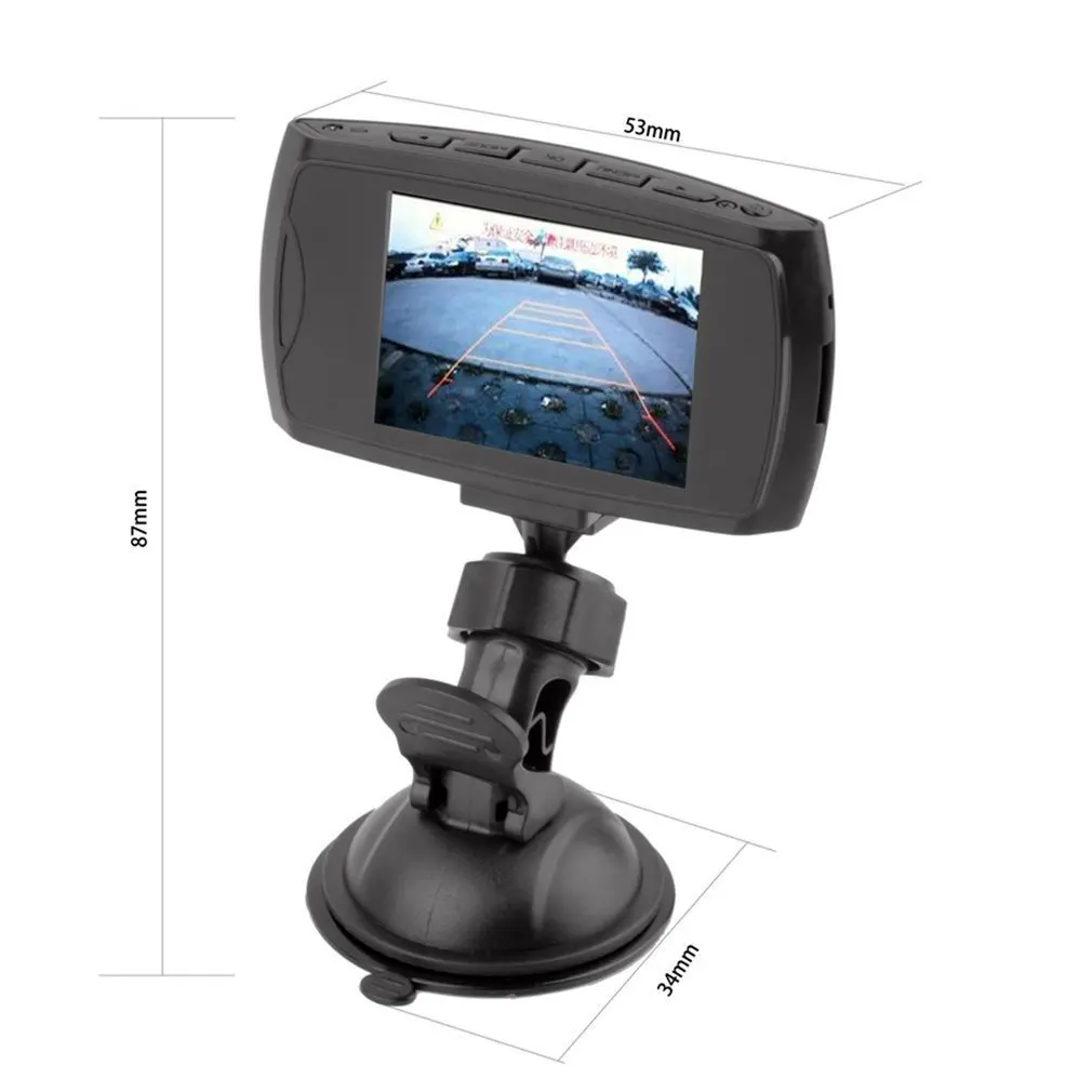 720P Car DVR Camera Dash Cam Video 2.4inch  LCD LCD DisplayNight  Vehicle Camera Recorder