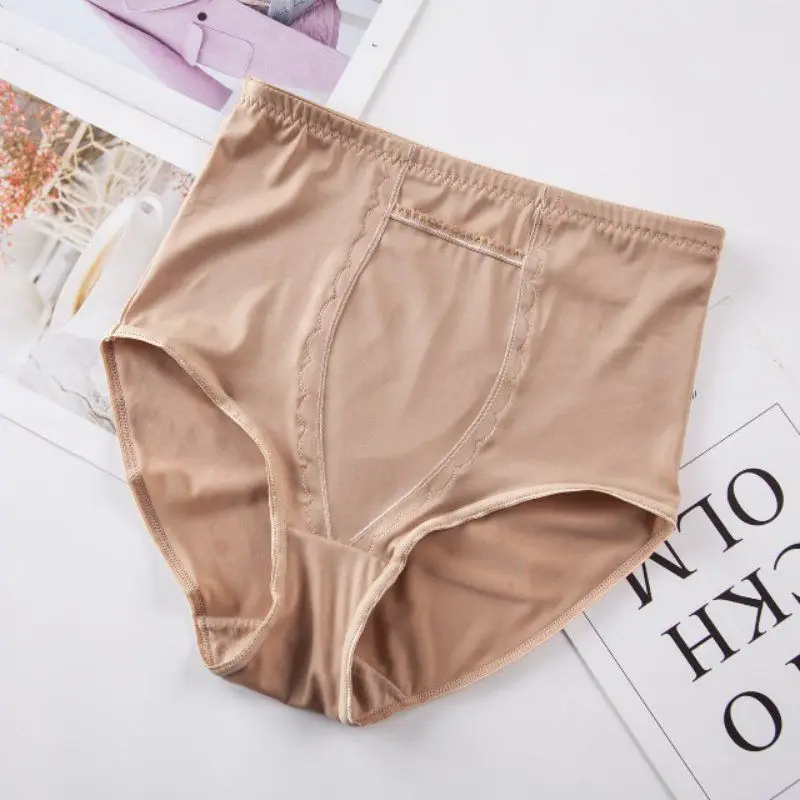 Высокая Талия Body Shaper Утягивающие трусы животик утягивающее белье Высокие эластичные корсеты, нижнее белье Управление хип подтягивающая трусы - Цвет: 03