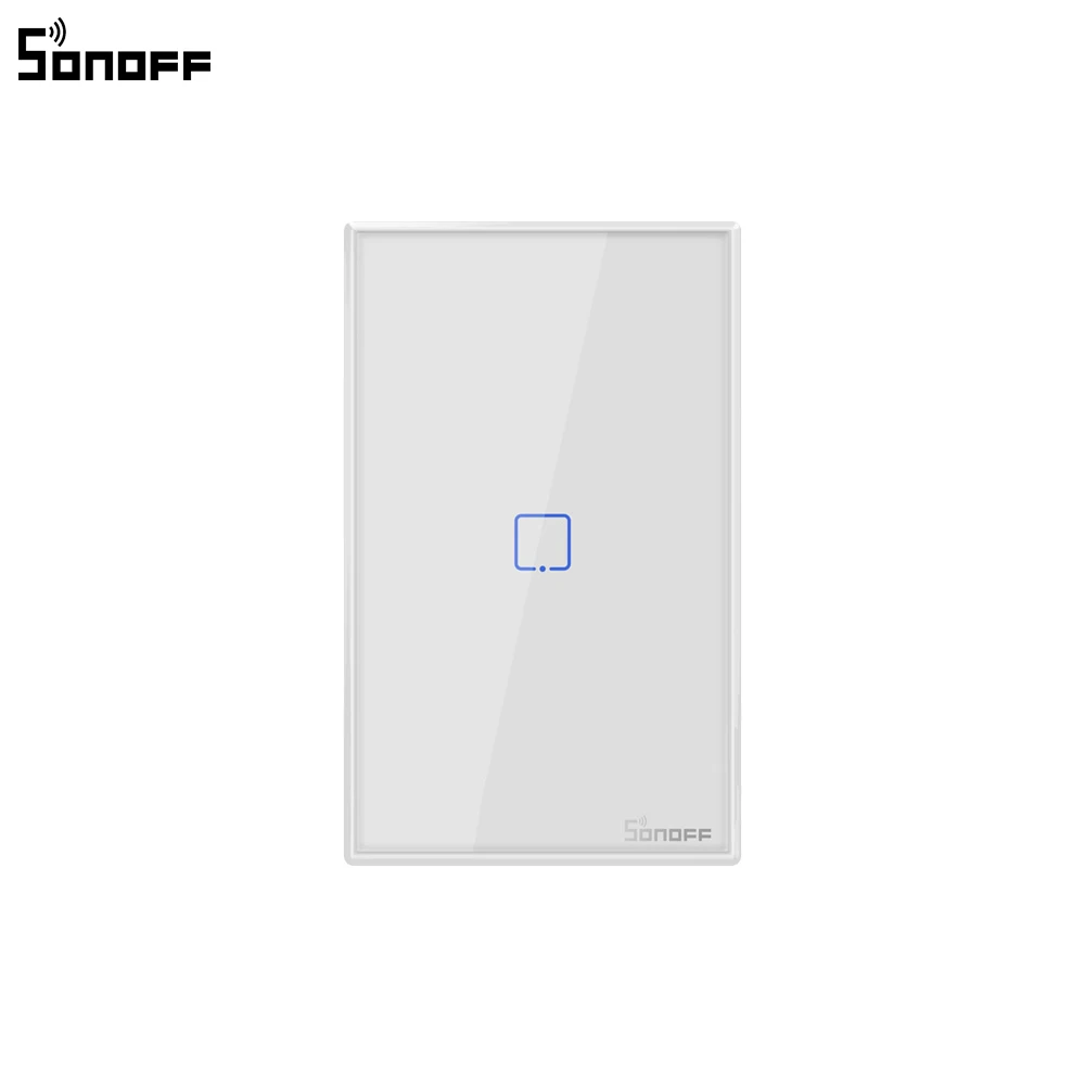 SONOFF Outlet T0/T2 US Wifi Smart Switch Touch/WiFi/ RF/APP Remote Control Wall Touch Light Works with Alexa Home | Электроника