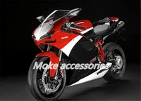 motorcycle fairings kit fit for 848 1098 1198 2007 2012 bodywork set high quality abs injection black white red 2