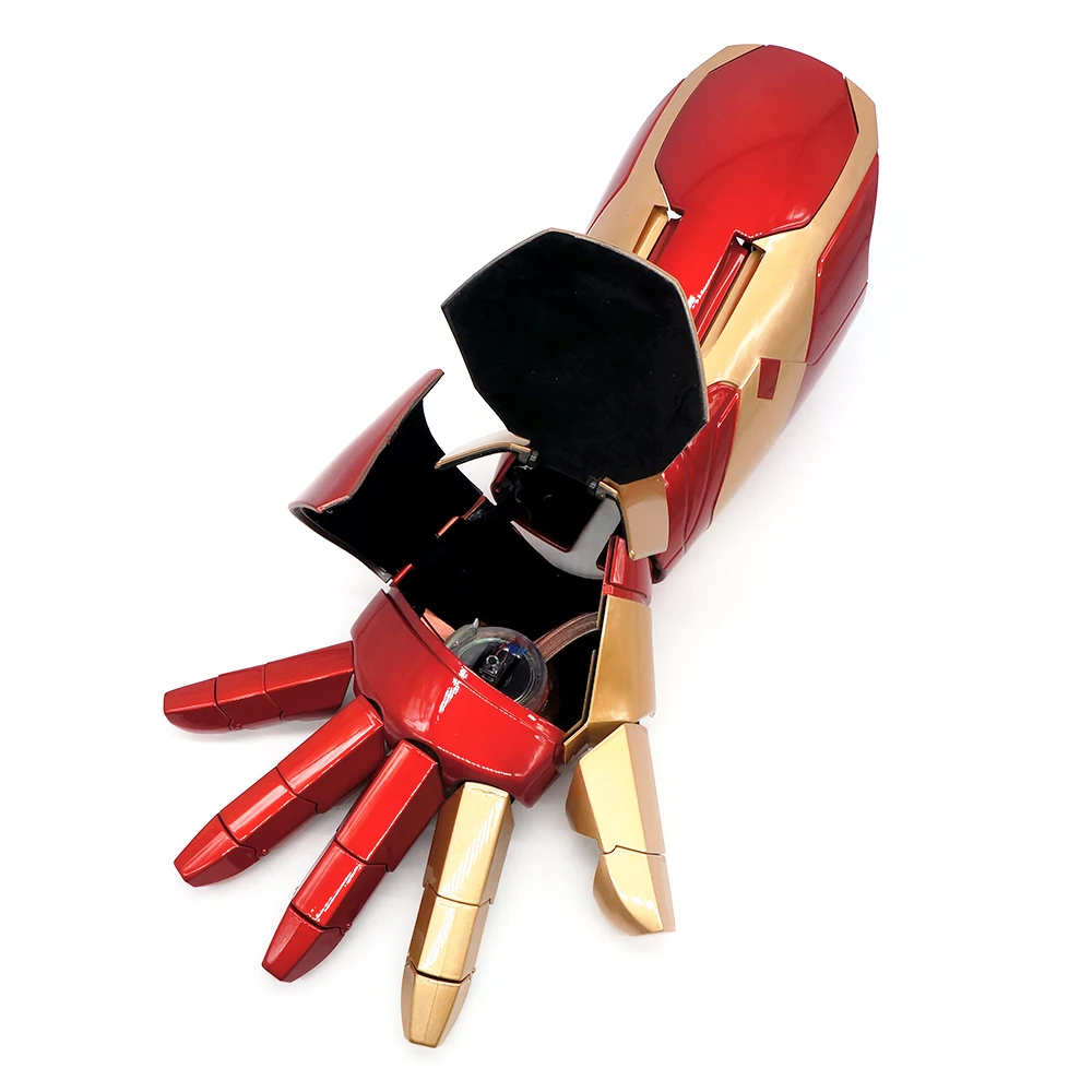 Cattoys 1:1 Железный человек MK42 Guntlet Arm лазерное устройство пальмовый светильник звуковой эффект Косплей Модель коллекция игрушка подарок с оригинальной коробкой