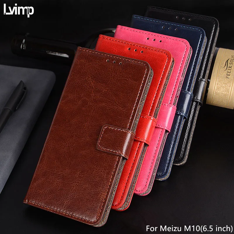 Чехол для Meizu M10 6 5 дюймов Роскошный кошелек с фоторамкой кожаный флип чехол