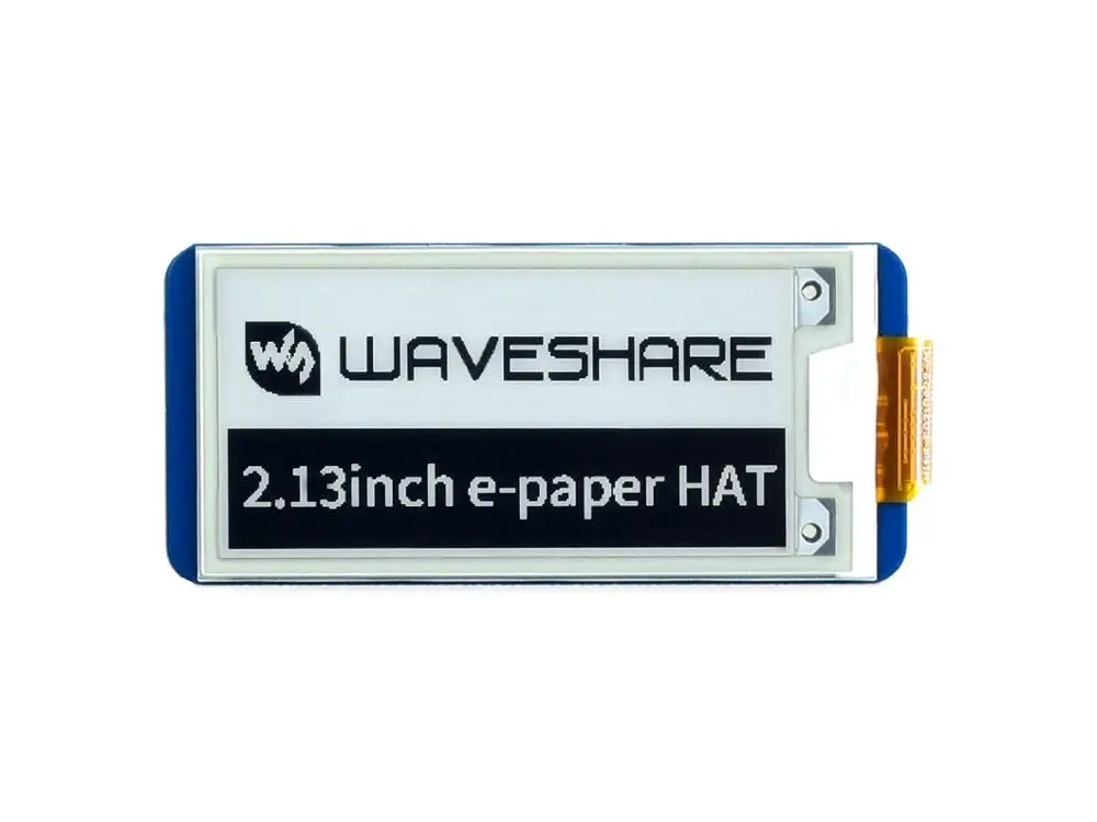 2,13 дюймов e-paper HAT разрешение 250x122 со встроенным контроллером SPI интерфейс для Raspberry Pi поддерживает частичное обновление