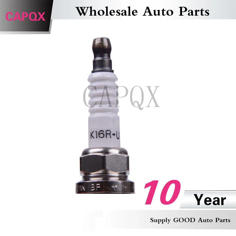 CAPQX хорошее иридиевая Свеча зажигания 90919-01176 K16R-U для YARIS эхо VIOS COROLLA PREVIA HILUX 4runner LAND