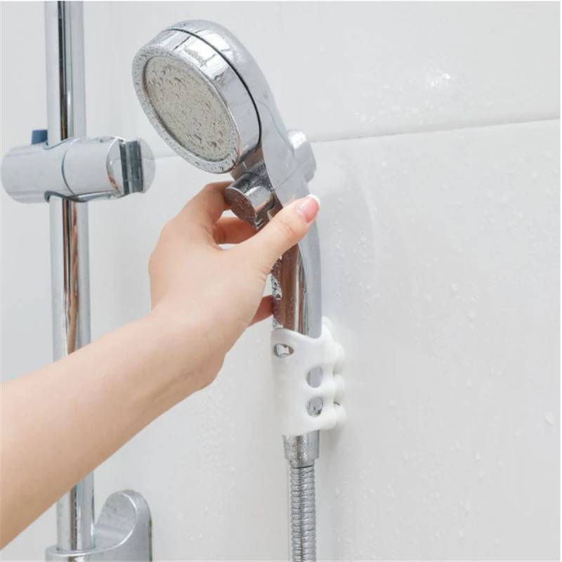 

3pcs Shower Head Holder Suction Cup Reusable Durable Removable Silicone Shower Handheld Bathroom Tool Wall Rack Stand