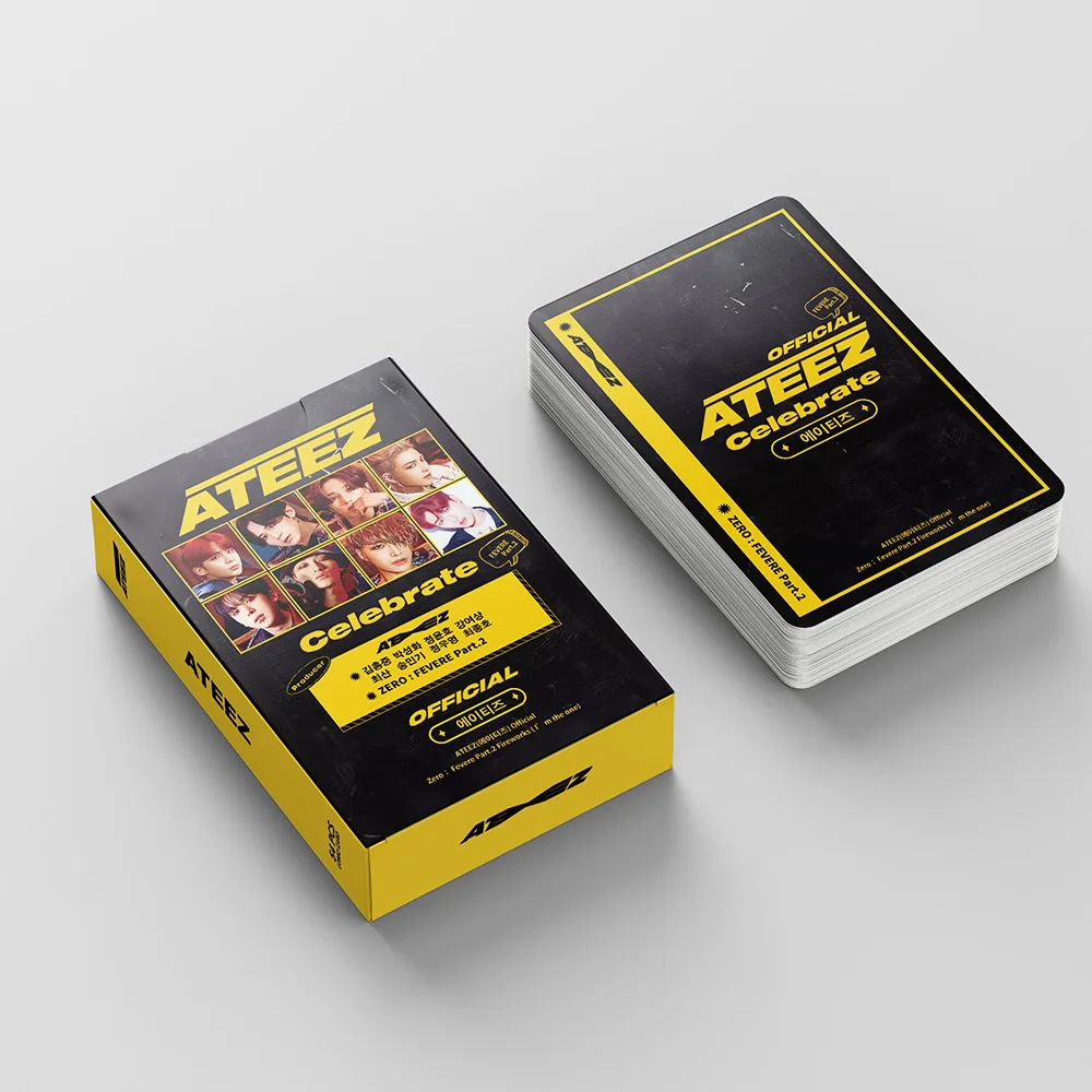 54 шт./компл. Kpop ATEEZ Lomo карты высокого качества HD Фотокарта для коллекции