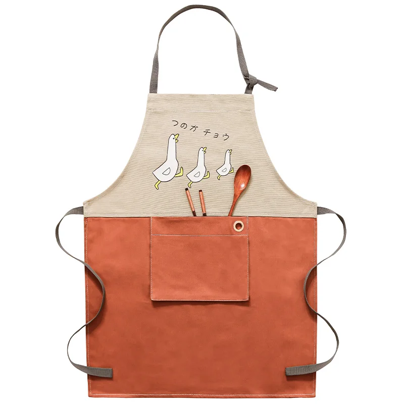 

Фартук для дома, Скандинавская кухня, готовка, мужские и женские джинсовые комбинезоны, индивидуальный логотип, талия для кафе, молока, чая, ...