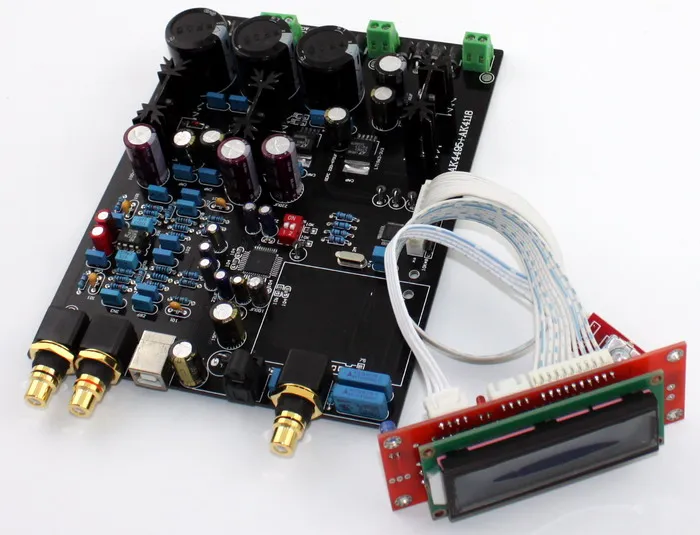 Плата декодера ЦАП AK4495SEQ + AK4118 AD827|dac xmos|xmos u8dac usb |