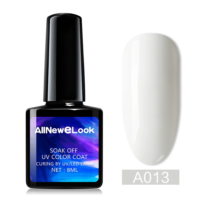 Allnewelook Гель-лак для ногтей 8 мл гель УФ Bluesky замочить от черного флакона 120 цветов - Цвет: 013