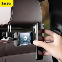 baseus 15w car backseat holder wireless charger 4 7 6 5 inch phones holder hardrest mount foldable clip auto car backseat holder