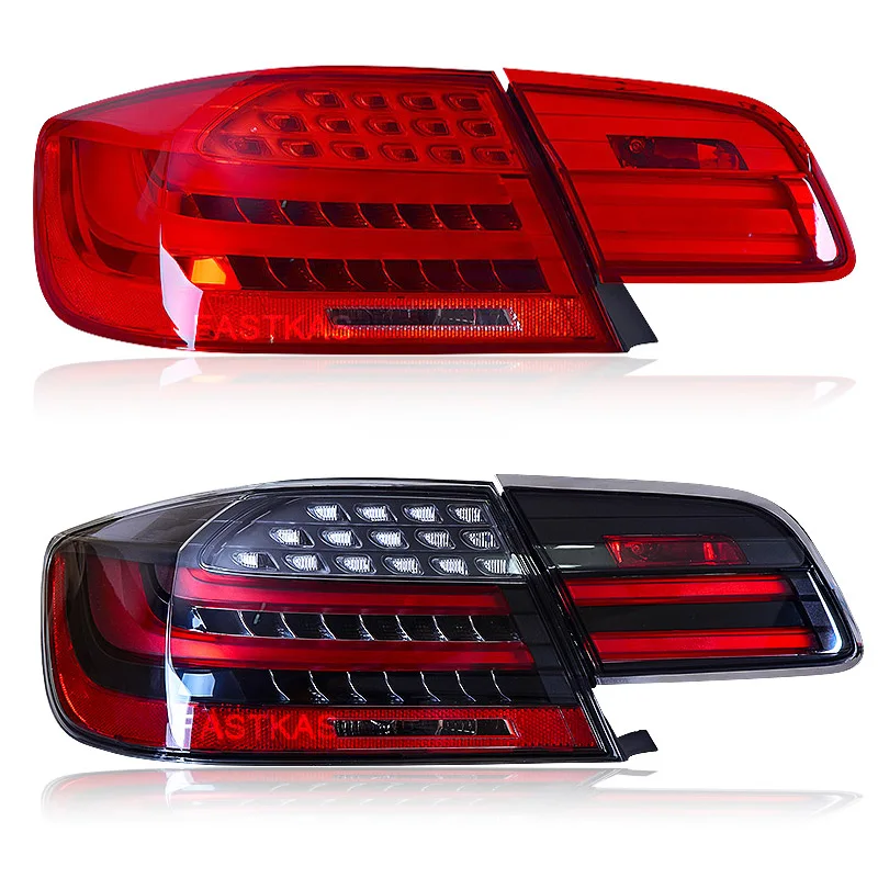 1 пара светодиодный задний фонарь для BMW E92 E93 M3 330 335 2006-2012 красный Копченый черный