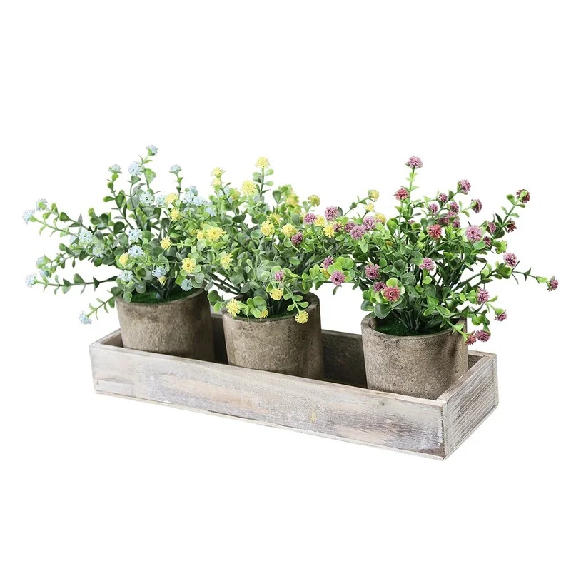 

DS504 Interior Ornaments Ins Baby Simulation Plant Bonsai Artificial Flower Decorative Ornaments Desktop Small Green Plants