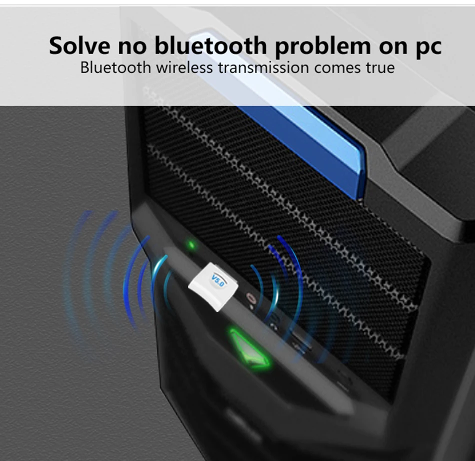 Creacube USB Bluetooth 5,0 V5.0 беспроводной bluetooth-адаптер, музыкальный приемник, bluetooth-передатчик для Win 10 PC