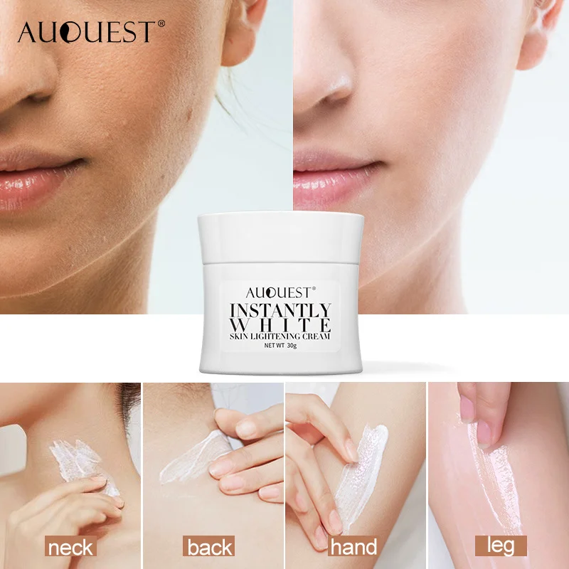

Instant Whitening Cream Waterproof Skin Brightening Day Cream Long-lasting Moisturizing Fade Dark Spot Lightening Dark Skin Care