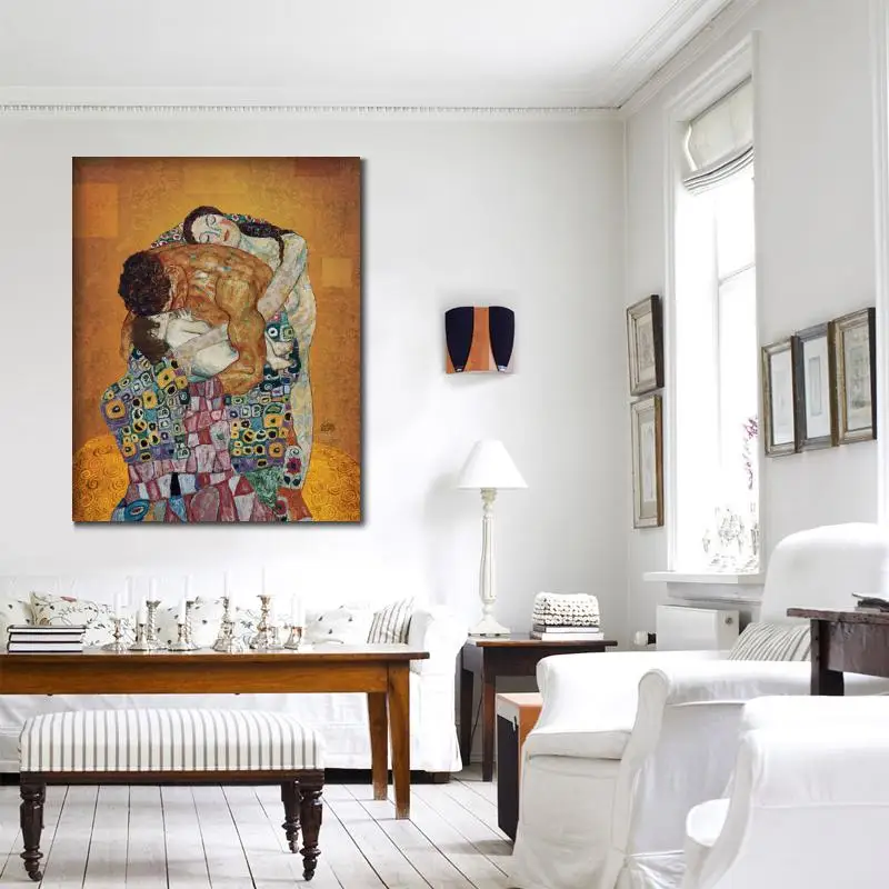 Художественное полотно Густав Климт семейная ручная роспись Масляные картины