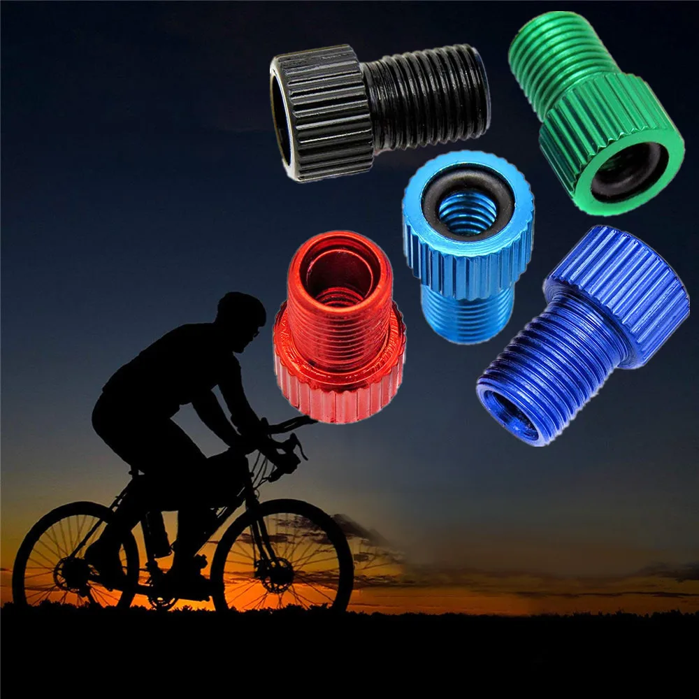 Обод колеса велосипеда шины шток воздушный клапан 5 шт. латунь адаптер Presta к Schrader