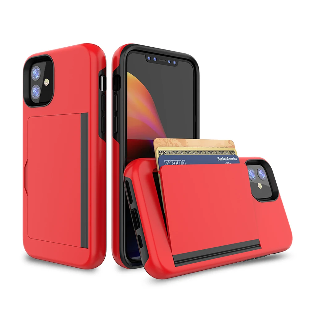 Для 2019 iPhone 11/11 Pro/11 Pro Max задний Чехол двухслойный ТПУ + ПК Гибридный против царапин