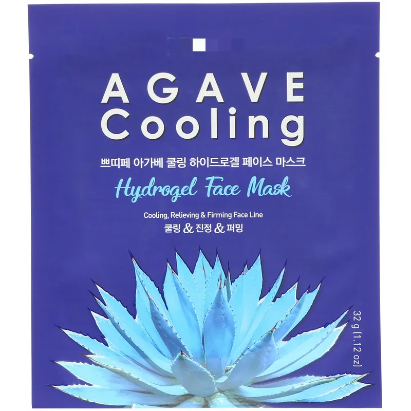 Охлаждающая гидрогелевая маска для лица Agave 5 листов 1 12 унций (32 г) каждая | Красота