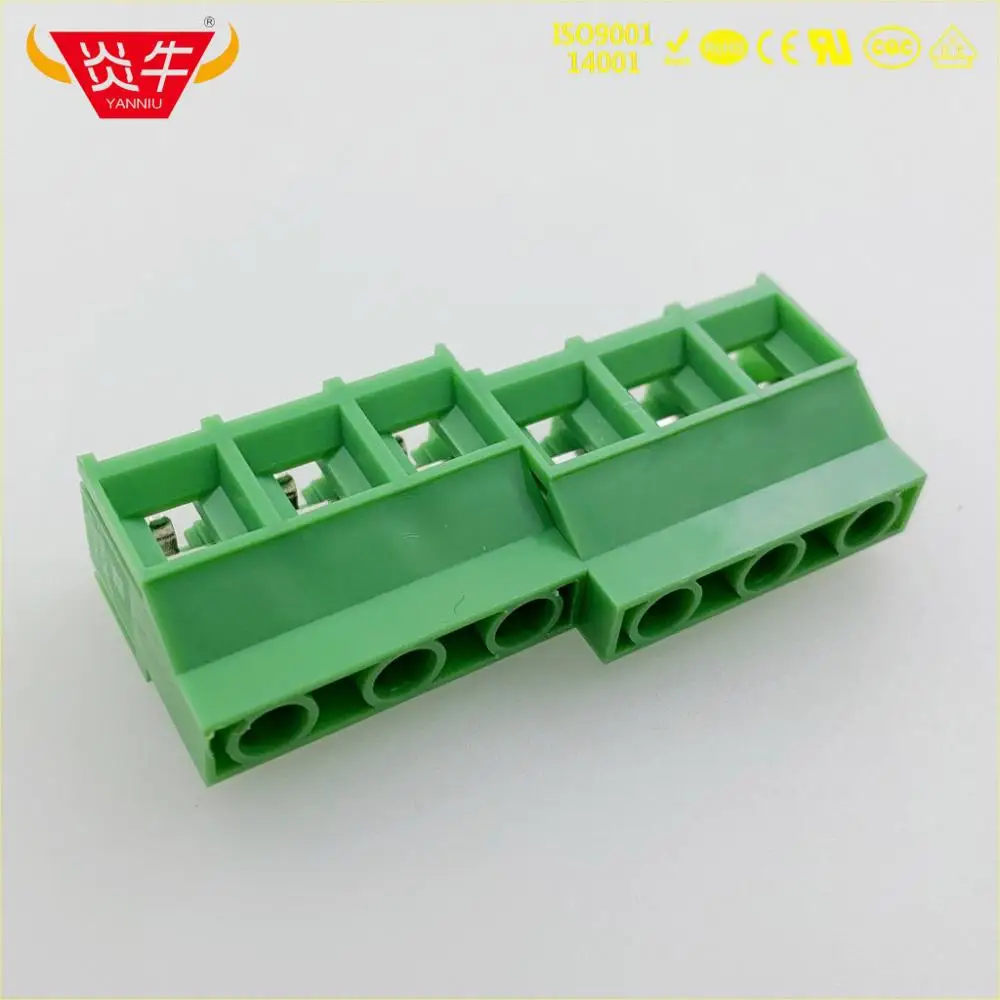 KF950 9,52 Американская классификация проводов 2р 3P PCB Универсальный Винтовые клеммы DG636 9,52 мм 2PIN 3PIN SPT 5/2-9,52 11714971 PHOENIX CONTACT DEGSON KEFA