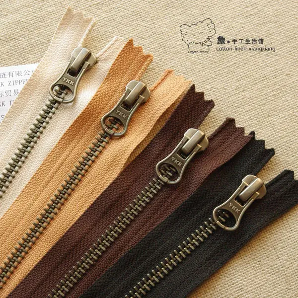 Модель 5 замкнутая застежка молния Автоматическая (с замком) античное серебро