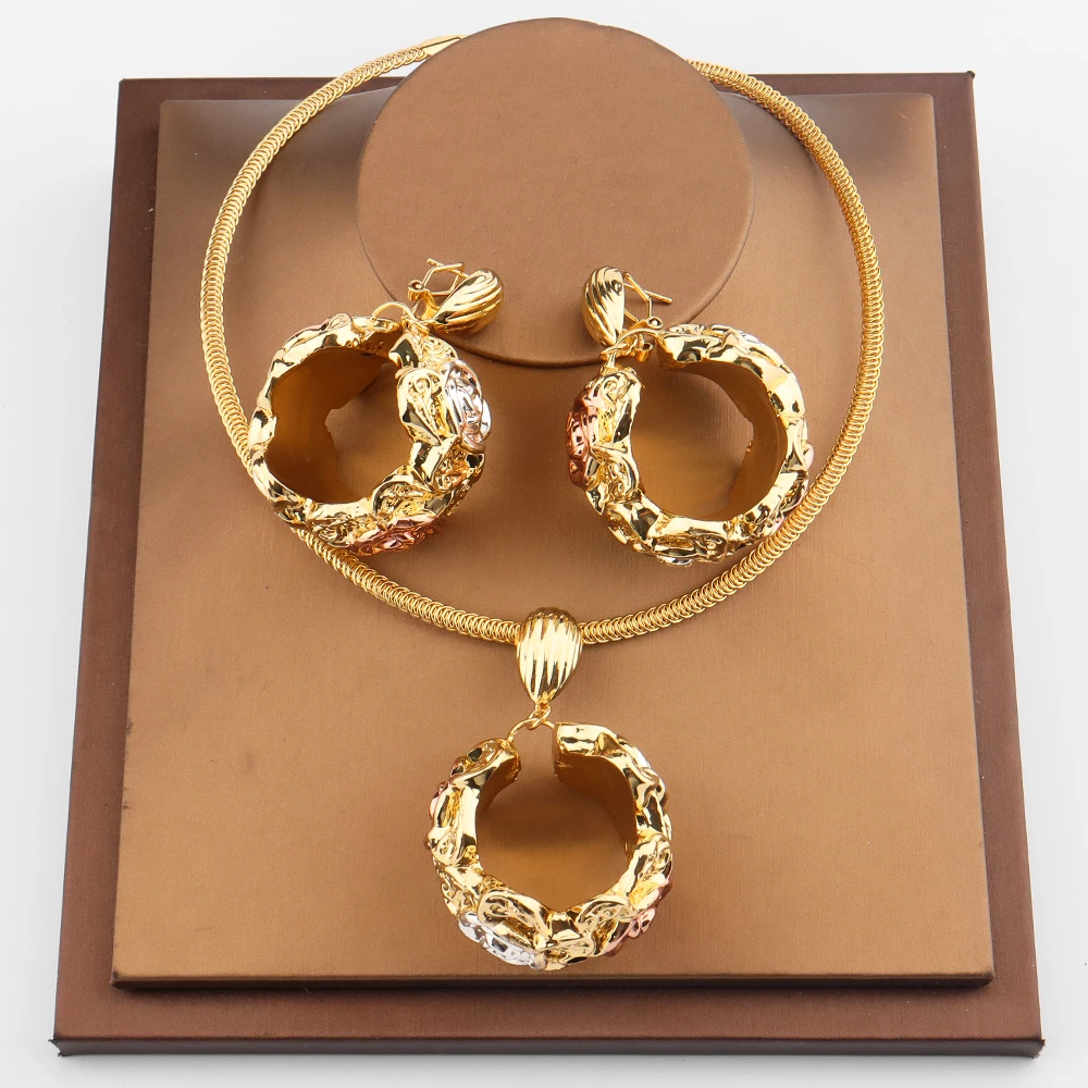 

Fashion Jewelry 2022 Fashion New Jewelry For Women Earrings Pendent Romantic Sets For Wedding Party Anniversary Gift Trendy Sets