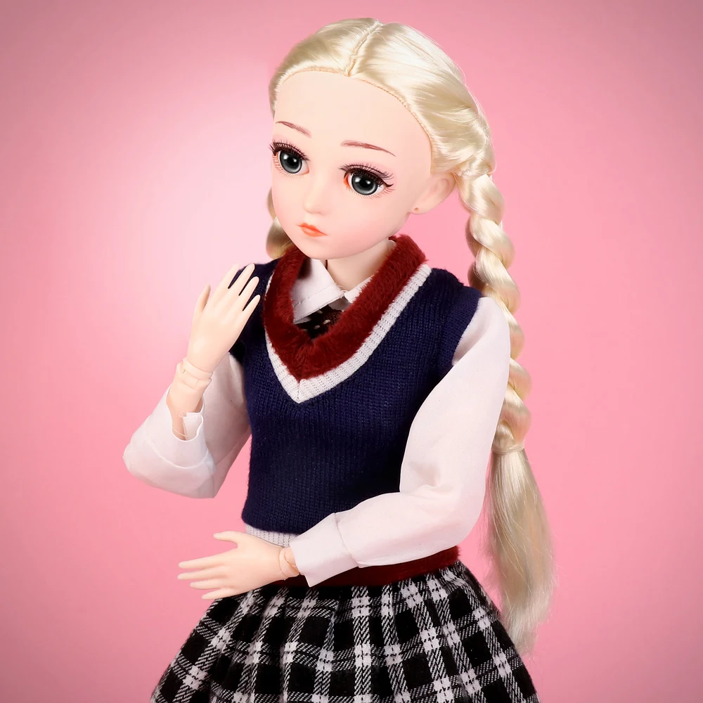 Кукла BJD куклы 1/4 45 см 18 дюймов шарнирные с одеждой обувь парик макияж для волос