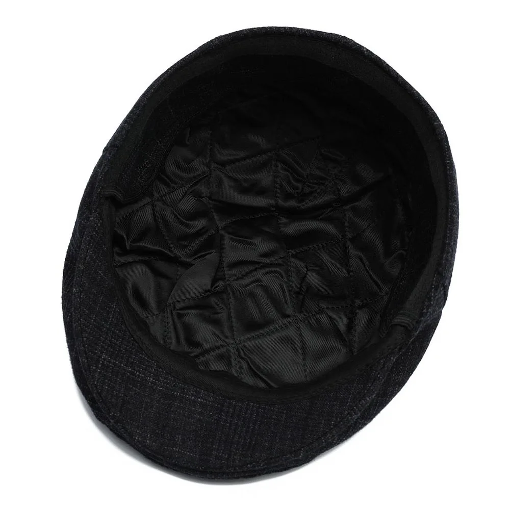 Кепка Fibonacci в стиле ретро для мужчин и женщин теплая восьмиугольная шапка клетку