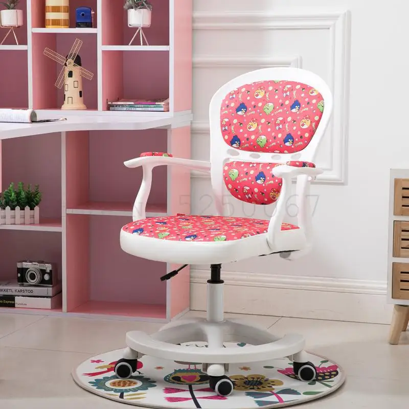 Детский Европейский компьютерный стул для дома вращающийся студентов учебы