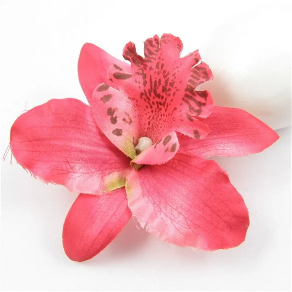 Женская заколка для волос Пляжная в богемном стиле с цветами и орхидеей