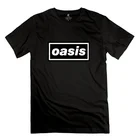 Модная мужская футболка, мужская летняя футболка, Мужская хлопковая футболка с логотипом Love группы Oasis