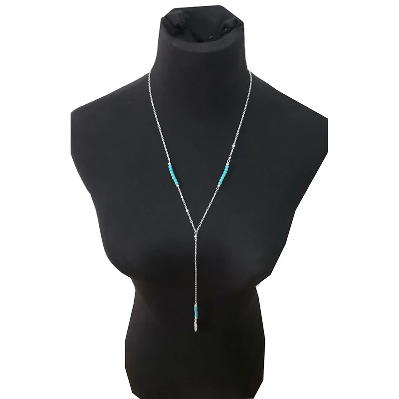 style 5 silver Длинный кисточкой крест кулон ожерелье s женские ювелирные изделия свитер четки бусы ожерелье короткая цепочка замок ожерелье воротник largo cuentas - Окраска металла: style 5 silver