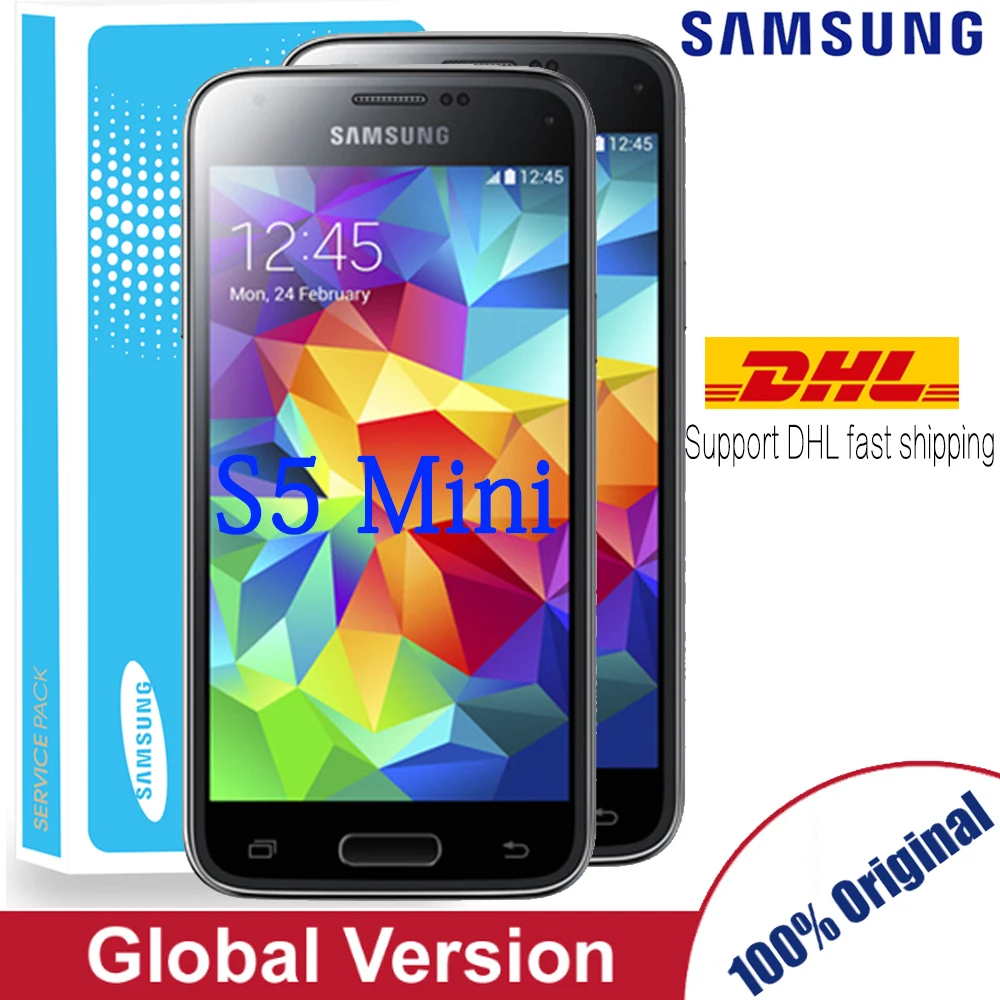 ЖК дисплей и сенсорный датчик в сборе для SAMSUNG Galaxy S5 Mini G800 G800F G800H|Экраны мобильных