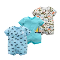 summer baby rompers baby girls clothing 100 cotton newborn cartoon short sleeve baby boy clothes infant jumpsuits kids clothes