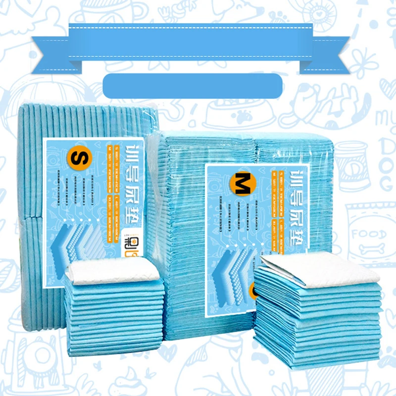 

100pcs Super Absorbent Pet Diaper Dog Training Pee Pads Disposable Healthy Nappy Mat for Cats Dog Diapers Cage Mat Pet Supplies