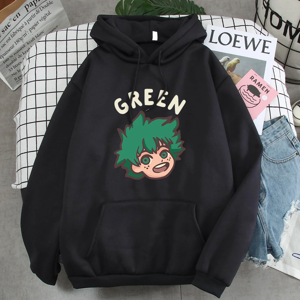 

Женская толстовка с капюшоном и длинным рукавом, в стиле японского аниме