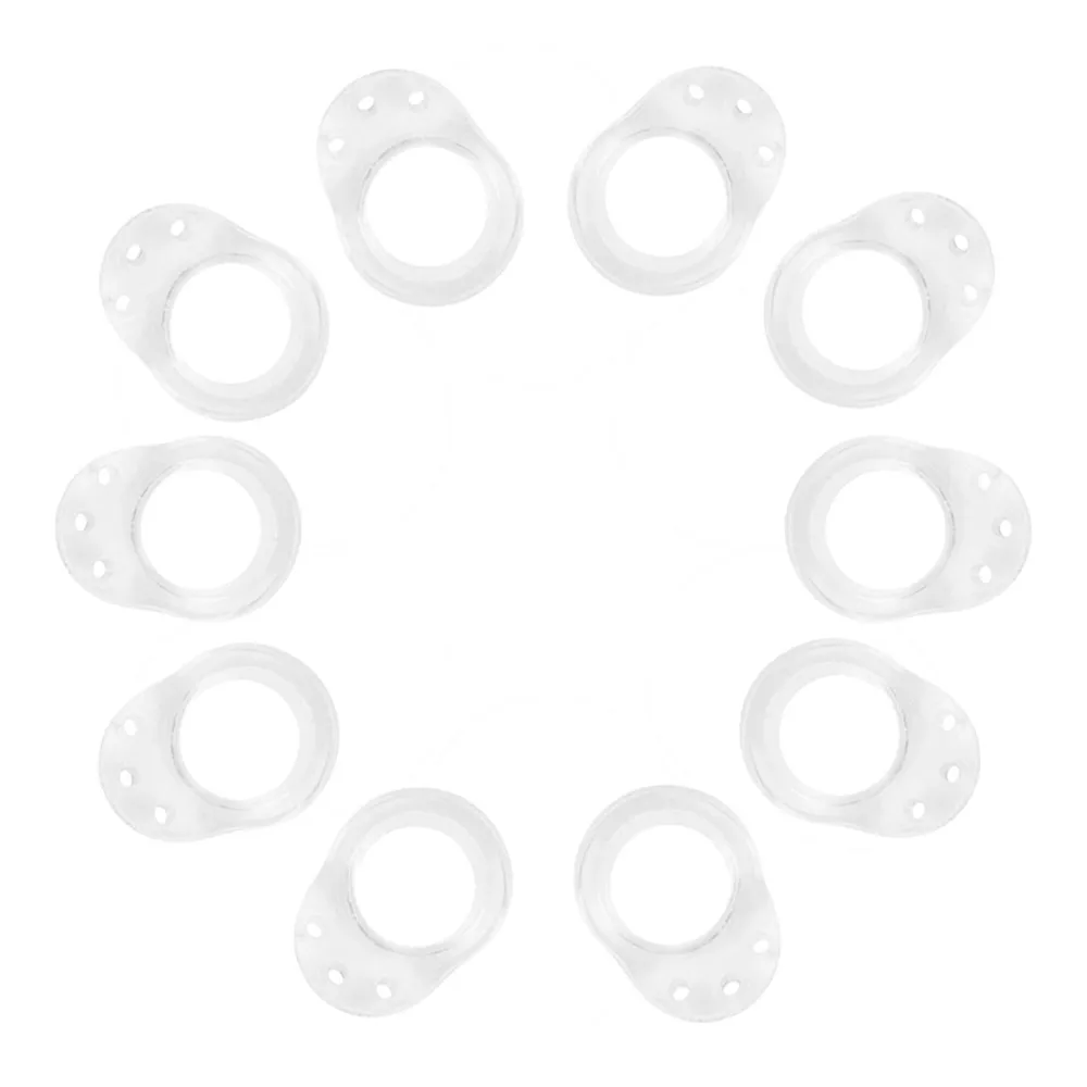 Прозрачный силиконовый защитный бампер 45 #10 шт. защита от столкновений резиновая