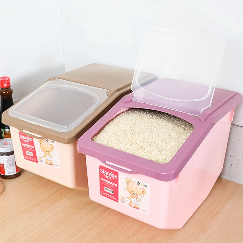 Ведро для хранения риса Кухонный Контейнер с защитой от насекомых и влаги