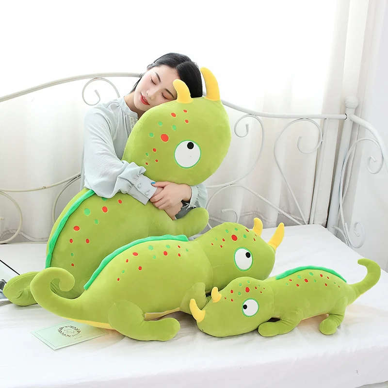 

New style various chameleon plush toys stuffed animal pillow sleeping pillow different toys doll skin-friendly fabric doll gift